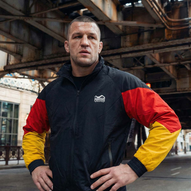 Veste d'entraînement Phantom Athletics DMC Team Germany – Noir/Rouge/Or