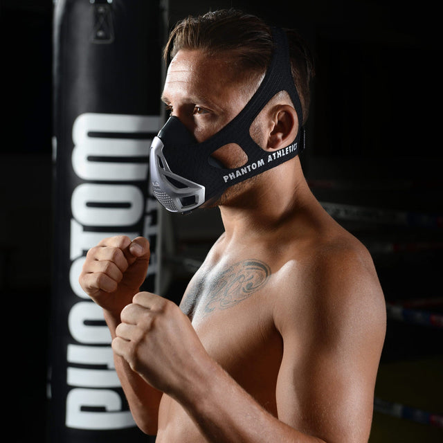 Maschera da allenamento Phantom Athletics – Argento