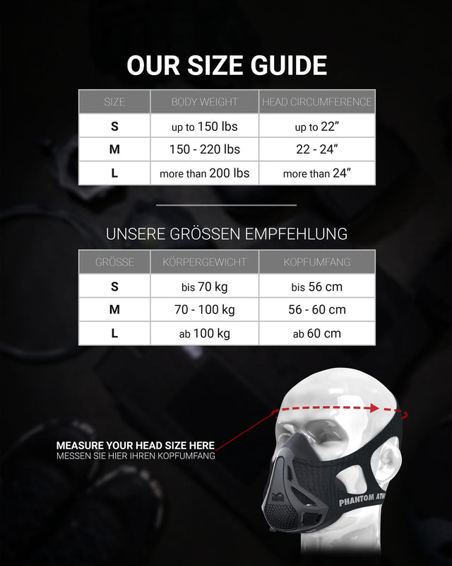 Maschera da allenamento Phantom Athletics – Argento