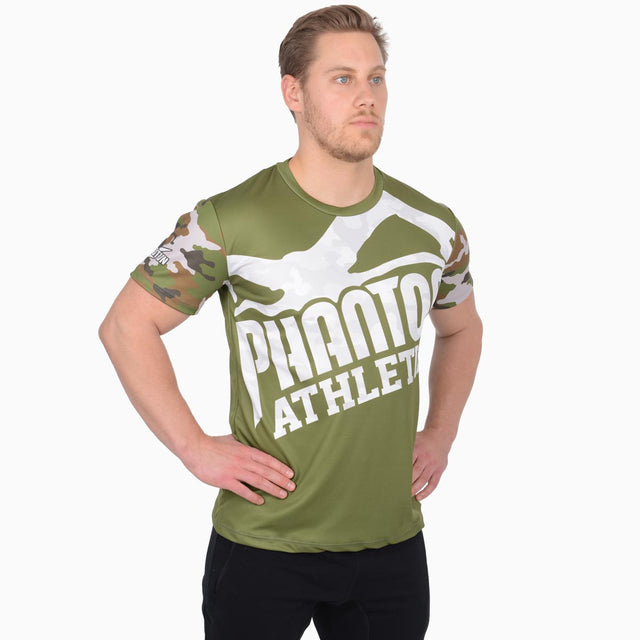 T-shirt da allenamento Phantom Athletics EVO Warfare – Army Camo