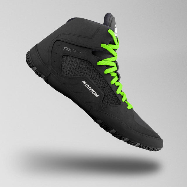 Phantom Athletics Ringerschuhe Tactic – Schwarz/Neongrün