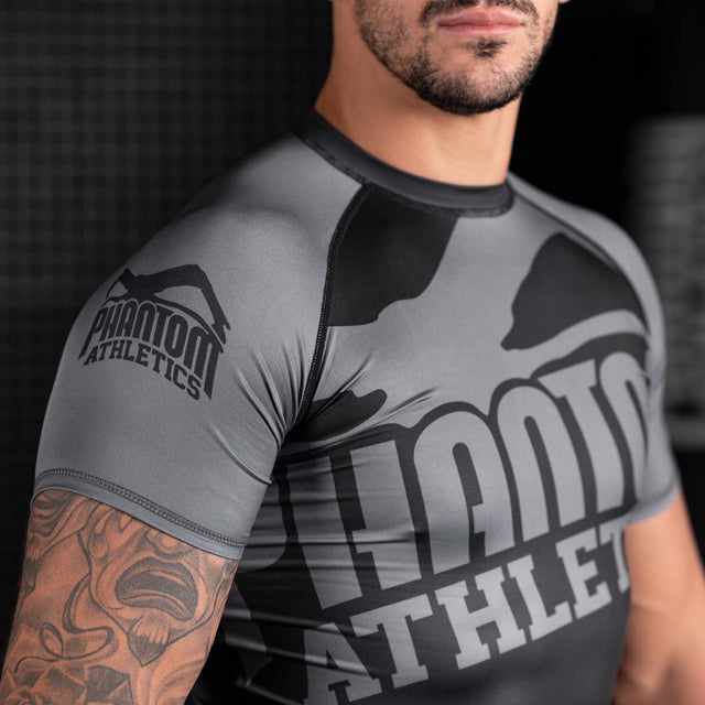 Rashguard Phantom Athletics Supporter – Noir/Gris