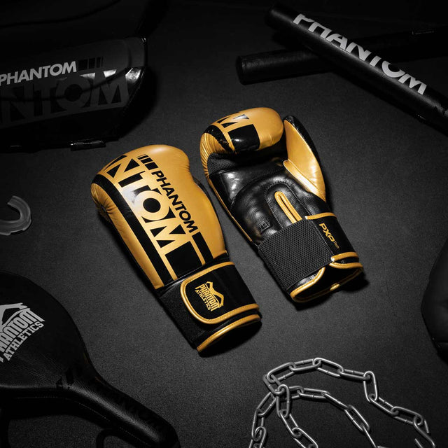 Phantom Athletics Boxhandschuhe APEX Speed – Schwarz/Gold