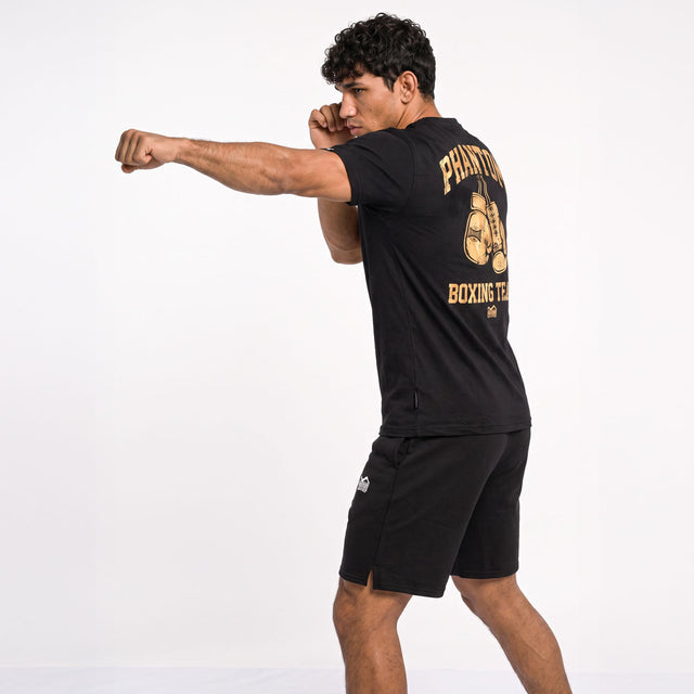 T-Shirt Phantom Athletics Boxing Team – Nero/Oro