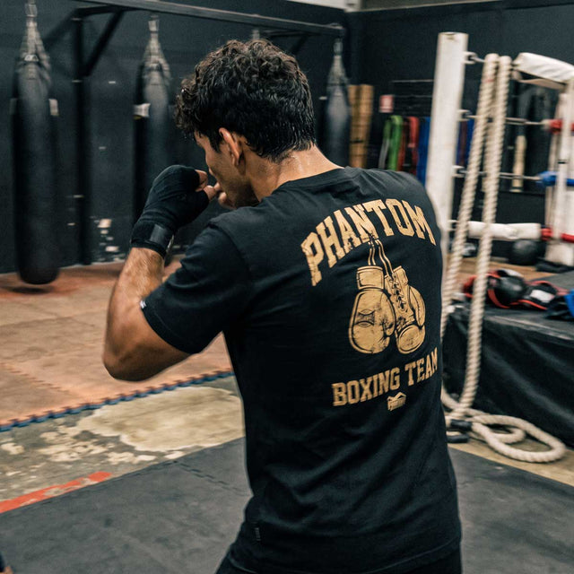 T-Shirt Phantom Athletics Boxing Team – Nero/Oro
