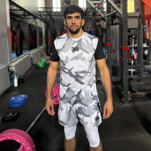 Phantom Athletics Kompressionsshorts APEX 3/4 – Weiß