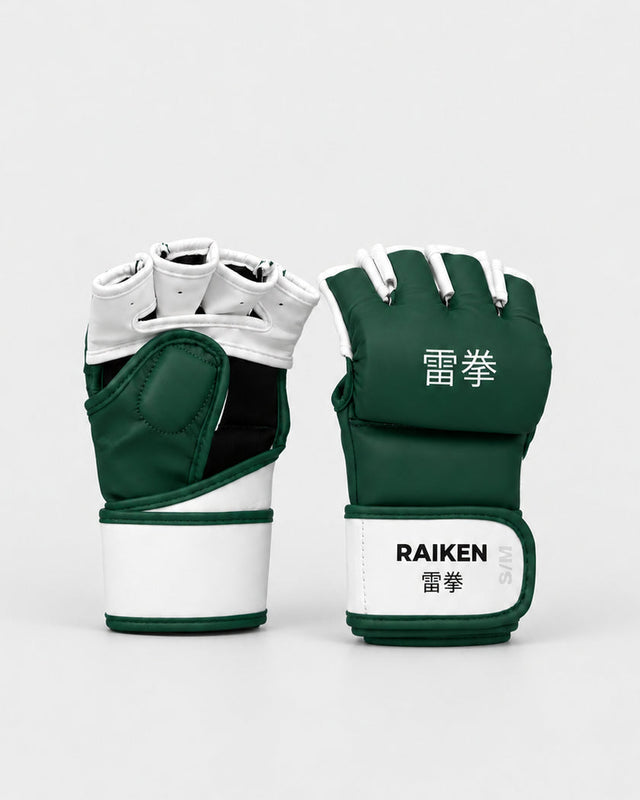 Raiken MMA Handschoenen KAZE - Groen/Wit