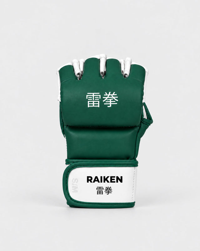 Raiken MMA Handschoenen KAZE - Groen/Wit