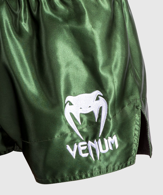 Pantaloncini Kickboxing Venum Classic 2.0 – Verde/Bianco