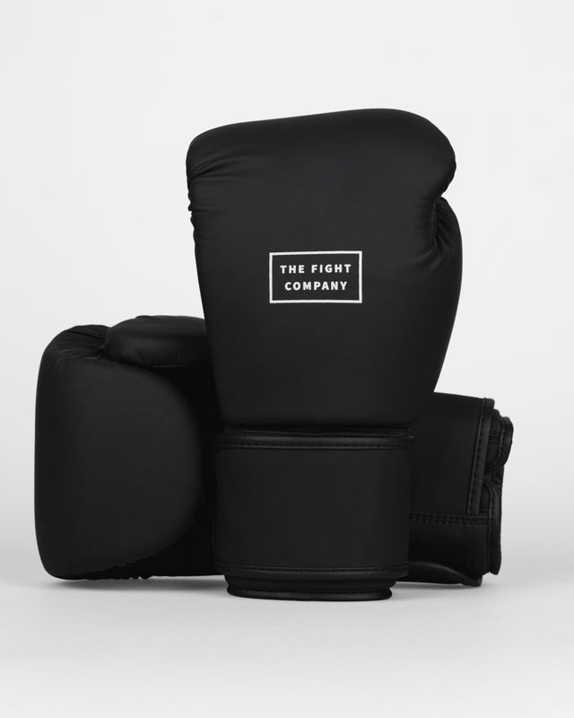 Gants de boxe TFC Premium – Noir mat