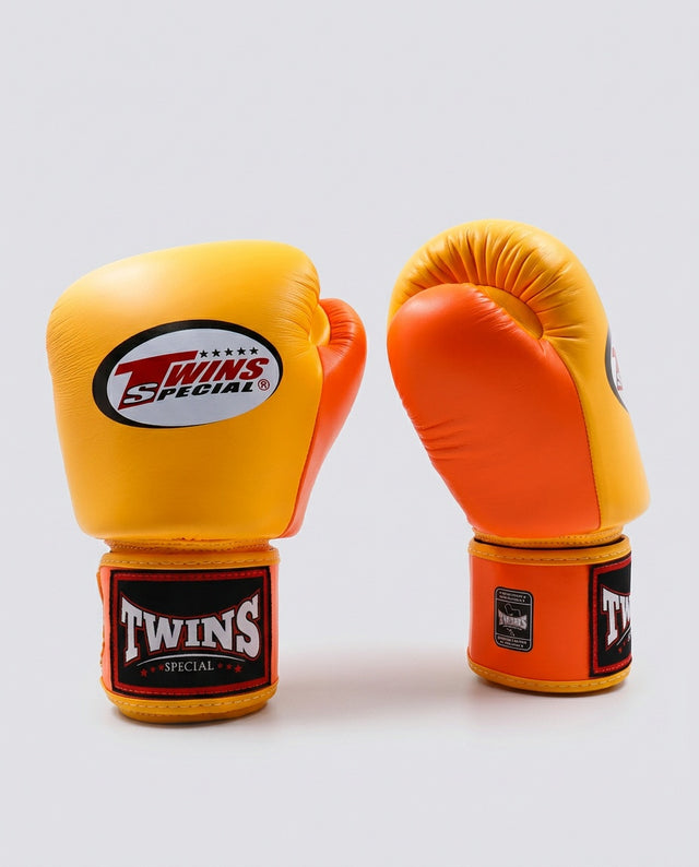 Guantes de boxeo Twins BGVL3 – Amarillo/Naranja