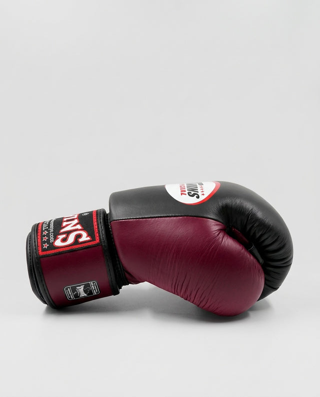 Gants de boxe Twins BGVL3 – Noir/Bordeaux