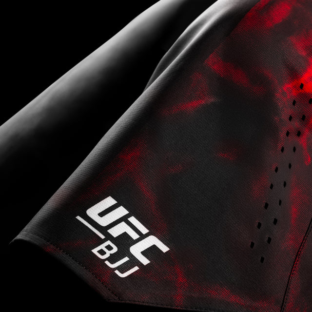 Pantaloncini da grappling Hayabusa x UFC BJJ – Nero/Rosso