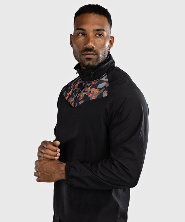 Venum Jungle Ops Track Jacket - Black/Khaki Camo