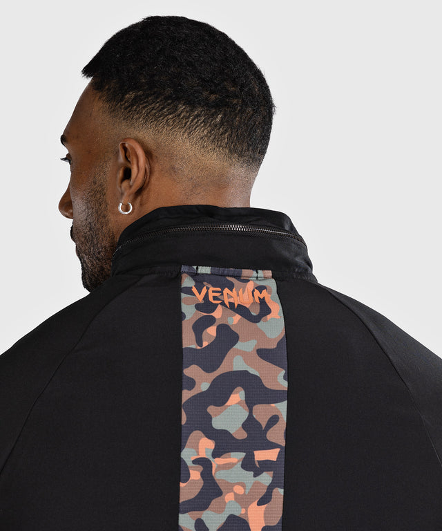 Venum Jungle Ops Track Jacket - Black/Khaki Camo