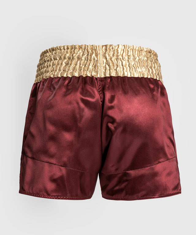 Shorts de kickboxing Venum Classic 2.0 – Bordeaux/Or/Blanc