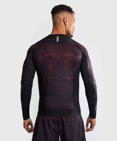 Rashguard Venum G-Fit Air Maniche Lunghe – Nero/Rosso