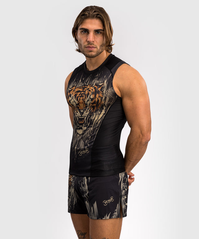 Venum Rashguard Ärmellos – Tiger