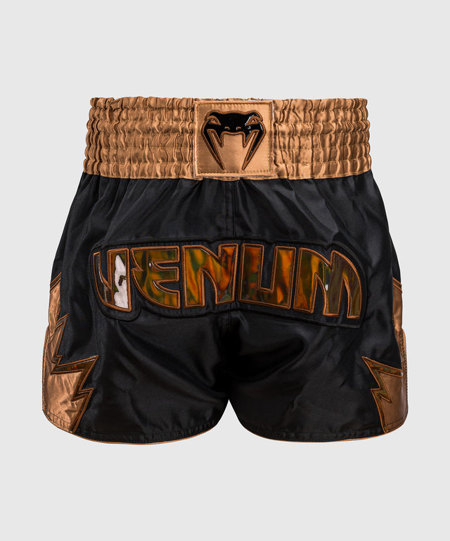 Venum Inferno Muay-Thai-Shorts – Schwarz/Bronze