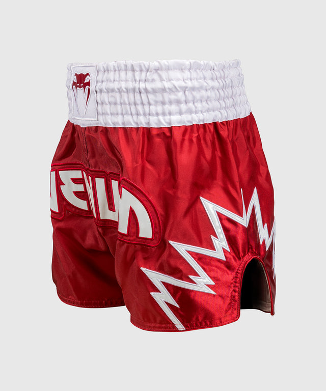 Kickboxerské trenky Venum Inferno – Červené/Bílé