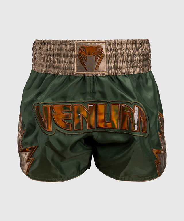 Shorts de kickboxing Venum Inferno – Kaki/Bronze