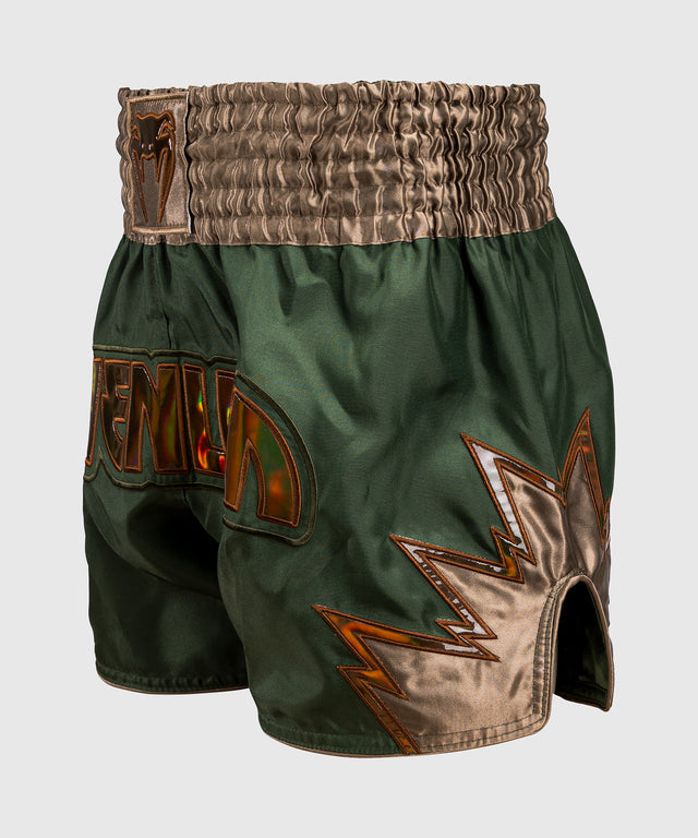 Shorts de kickboxing Venum Inferno – Kaki/Bronze
