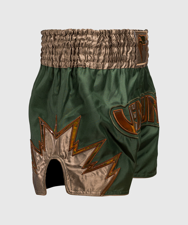 Shorts de kickboxing Venum Inferno – Kaki/Bronze