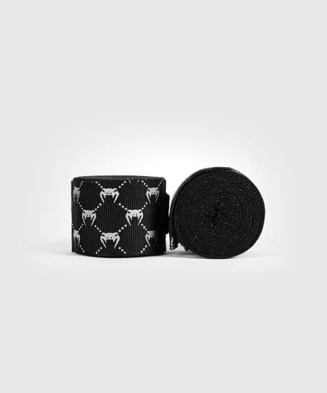Venum Bandagen Monogram – Schwarz/Weiß