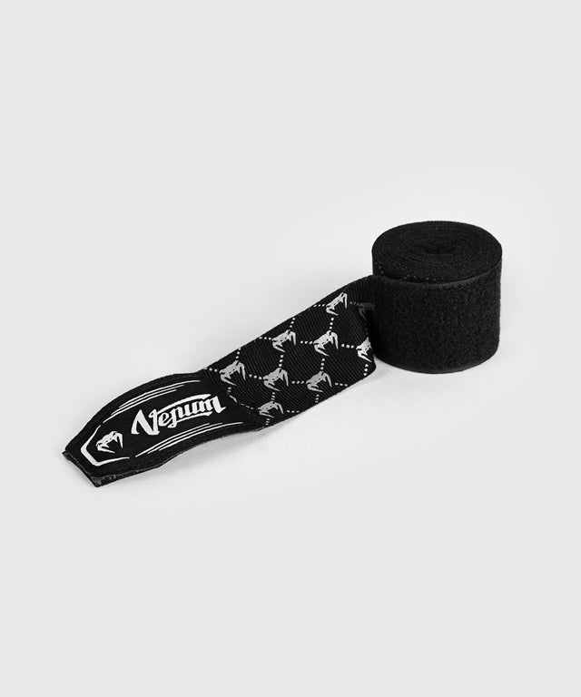 Venum Bandagen Monogram – Schwarz/Weiß