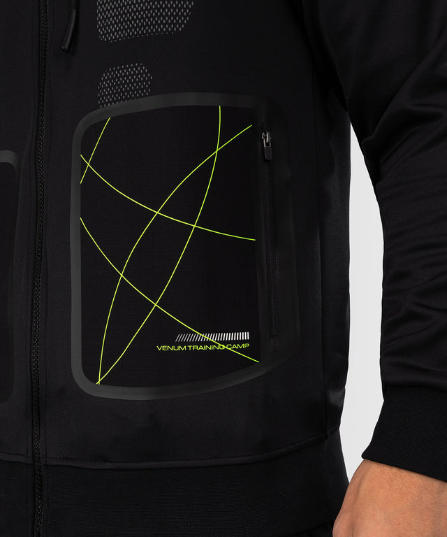 Venum Training Camp 4.0 Full-Zip Hoodie - Sort/Neon Grøn
