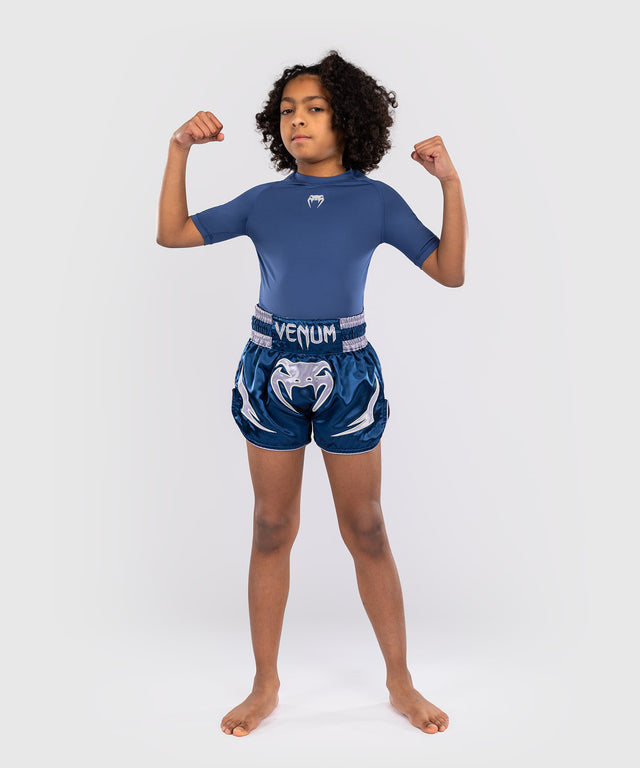 Pantaloncini Muay Thai Venum Inferno – Blu Bambini