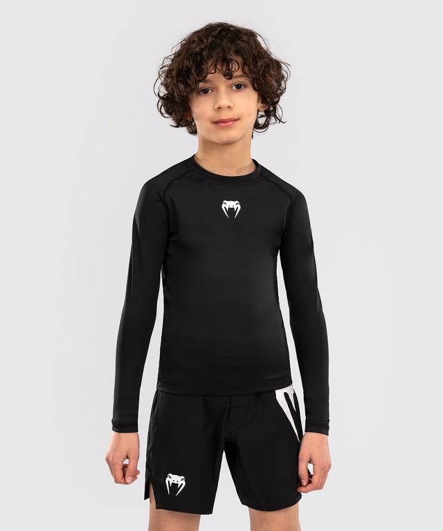 Rashguard Venum Contender Maniche Lunghe Bambini – Nero