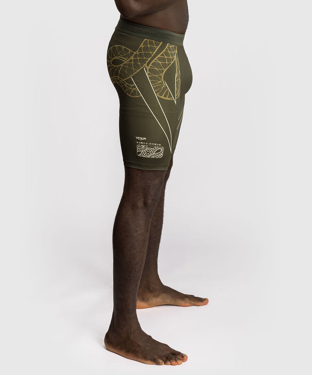 Kompresní kraťasy Venum Serpenti – Khaki Zelené
