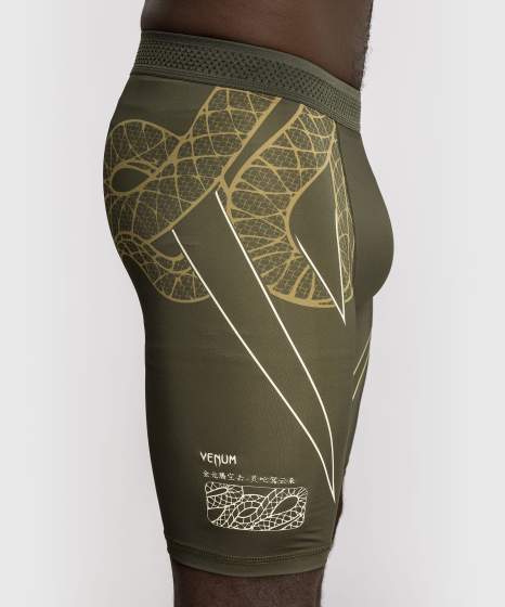 Shorts de compression Venum Serpenti – Kaki