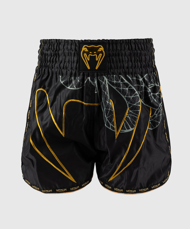 Shorts de Muay Thai Venum Serpenti – Noir