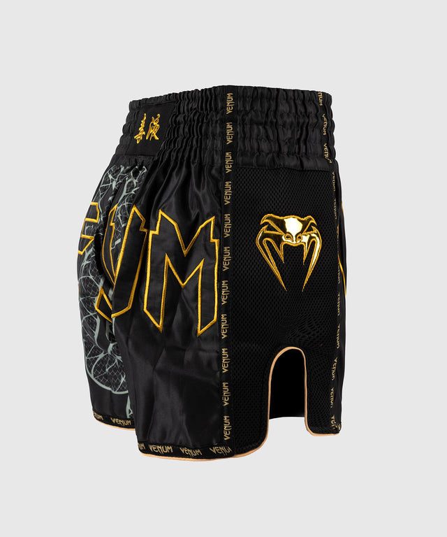 Shorts de Muay Thai Venum Serpenti – Noir