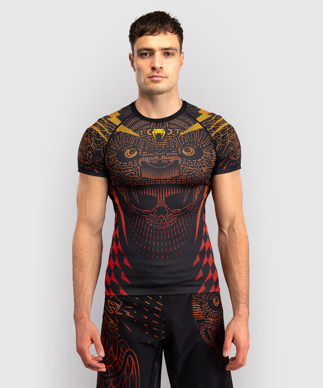 Rashguard Venum Quetzal Fury Maniche Corte – Nero/Rosso