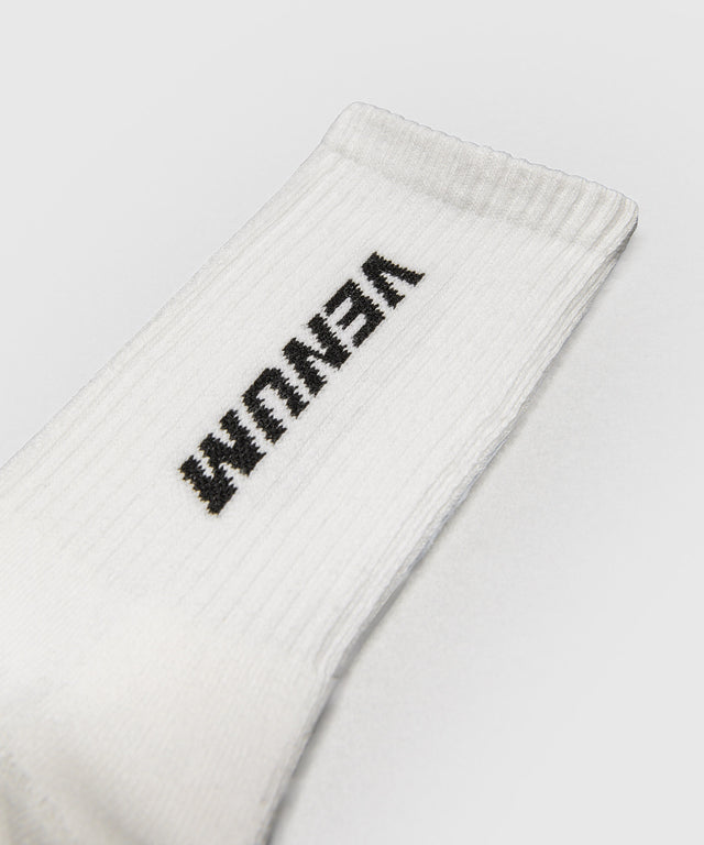 Venum Essential Crew Sokken - Wit - Set van 3