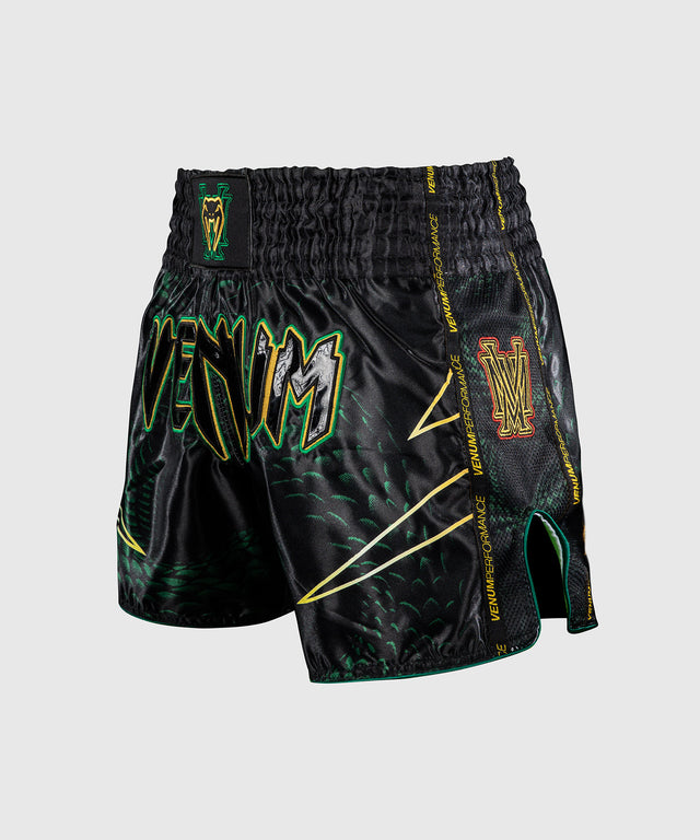 Venum Muay Thai Shorts Matupa - Zwart/Groen/Goud