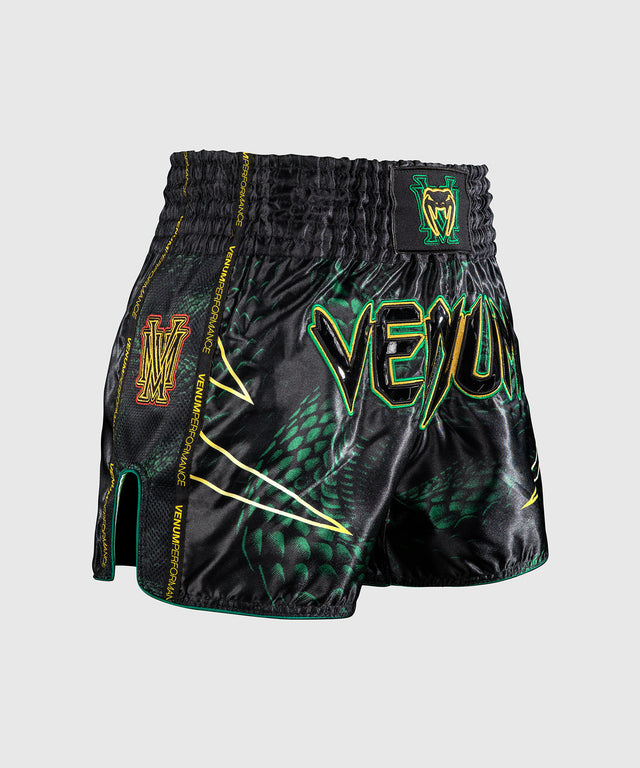 Venum Muay Thai Shorts Matupa - Zwart/Groen/Goud