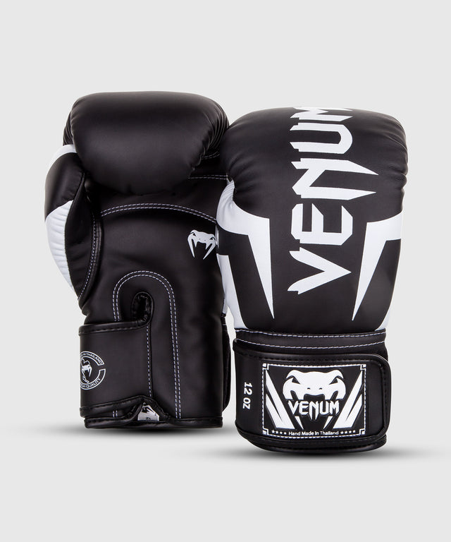 Boxerské rukavice Venum Elite – Černé/Bílé