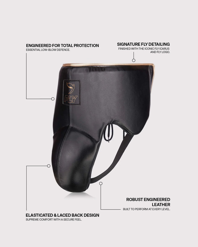 Coquille de boxe Fly Wraith X – Noir/Or