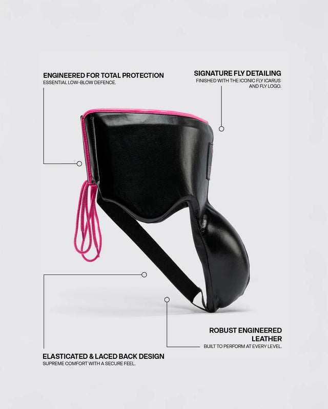 Coquille de boxe Fly Wraith X – Noir/Rose