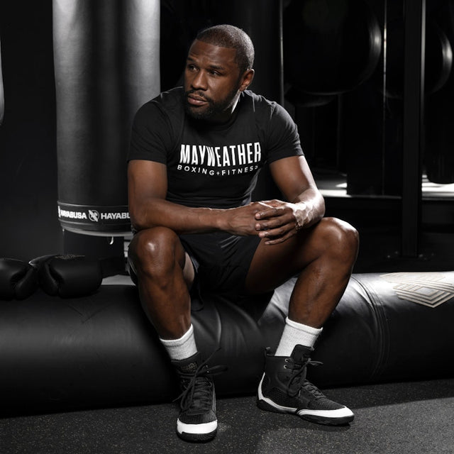 Botas de boxeo Hayabusa x Mayweather Champ – Negro/Blanco
