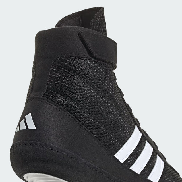 Adidas Combat Speed 4 Wrestling Shoes - Black/White