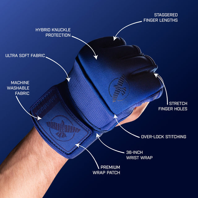 Hayabusa Bandagen Deluxe Quick – Blau