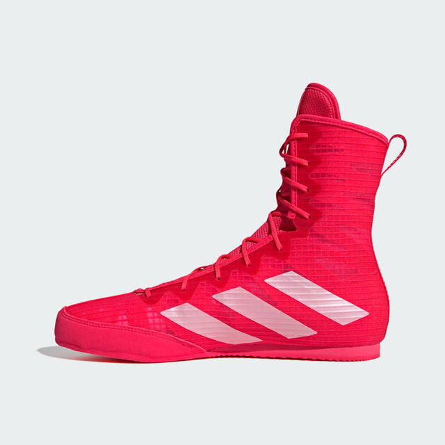 Chaussures de boxe Adidas Box Hog 4 – Rouge/Blanc