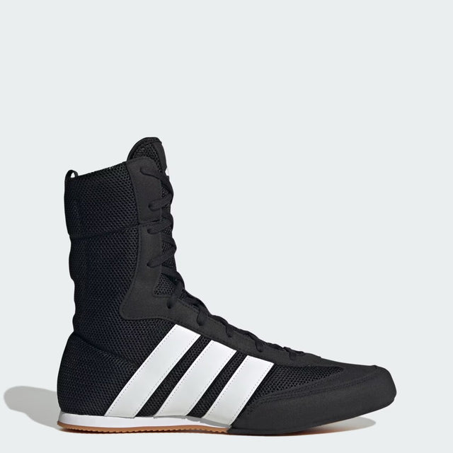 Chaussures de boxe Adidas Box Hog Classic – Noir/Blanc