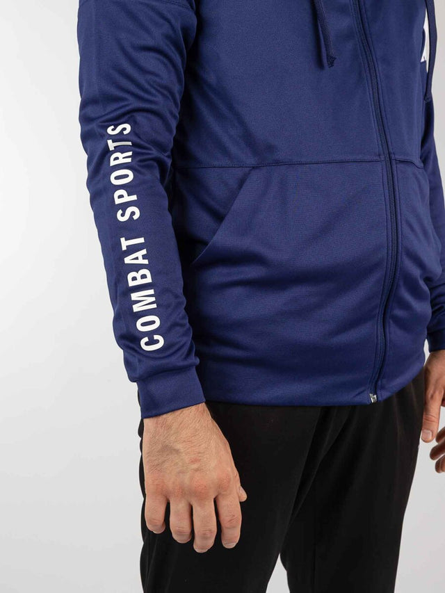 Adidas Community Sports Training Jacket – Dark Blue/White