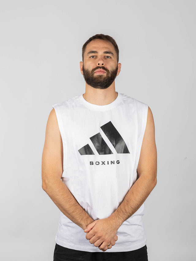 Adidas Tank Top Community Boxing - Wit
